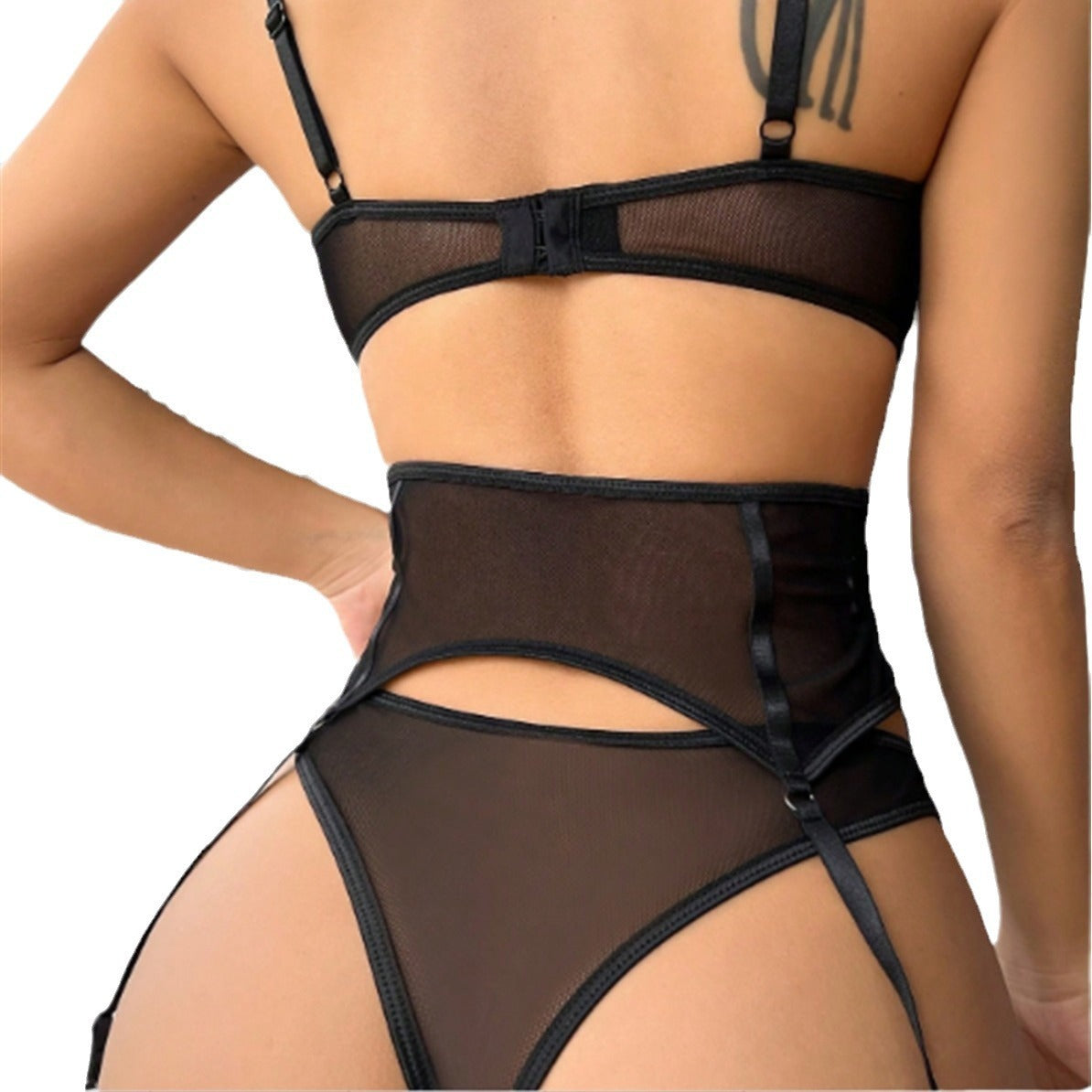 New Sexy Hollow Steel Ring Lace Sexy Suit - Fashivon