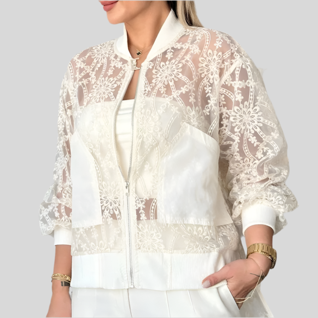 Women Lace Jacket - Fashivon