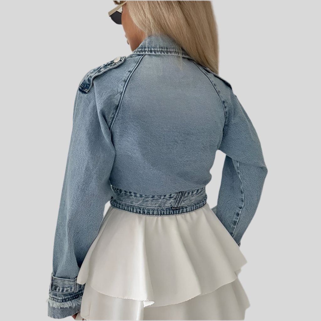 Denim Jacket Long Sleeve - Fashivon