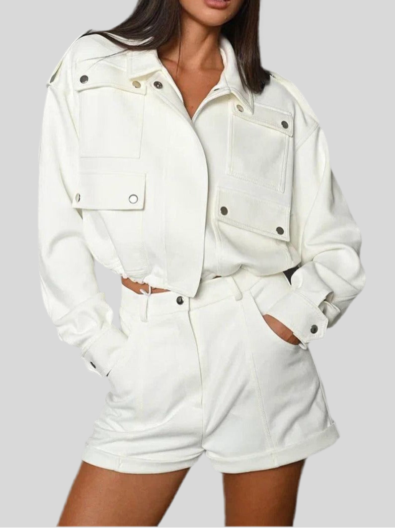 Workwear Short Coat Shorts Suit Women - Fashivon