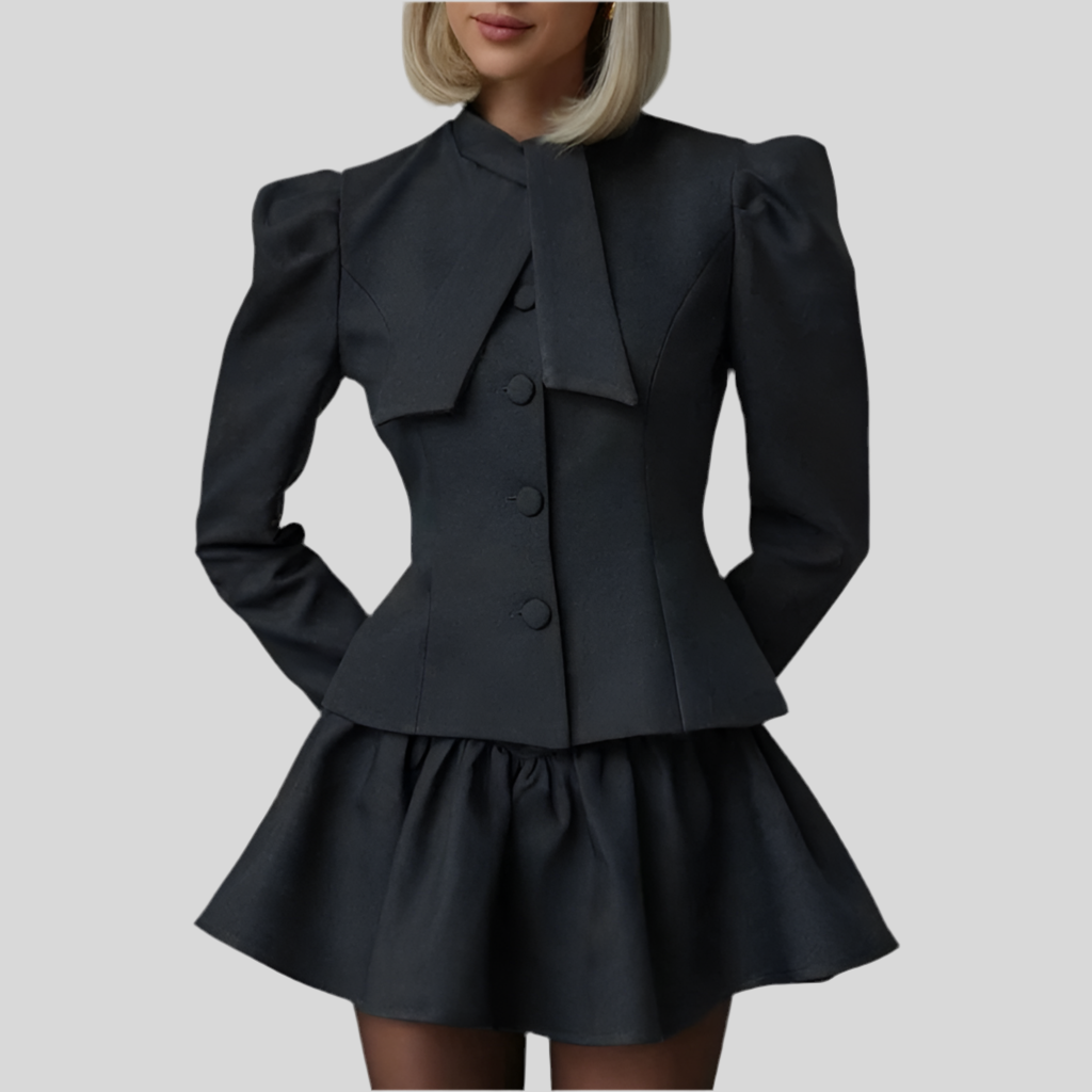 Long Sleeve Top & Skirt Suits - Fashivon