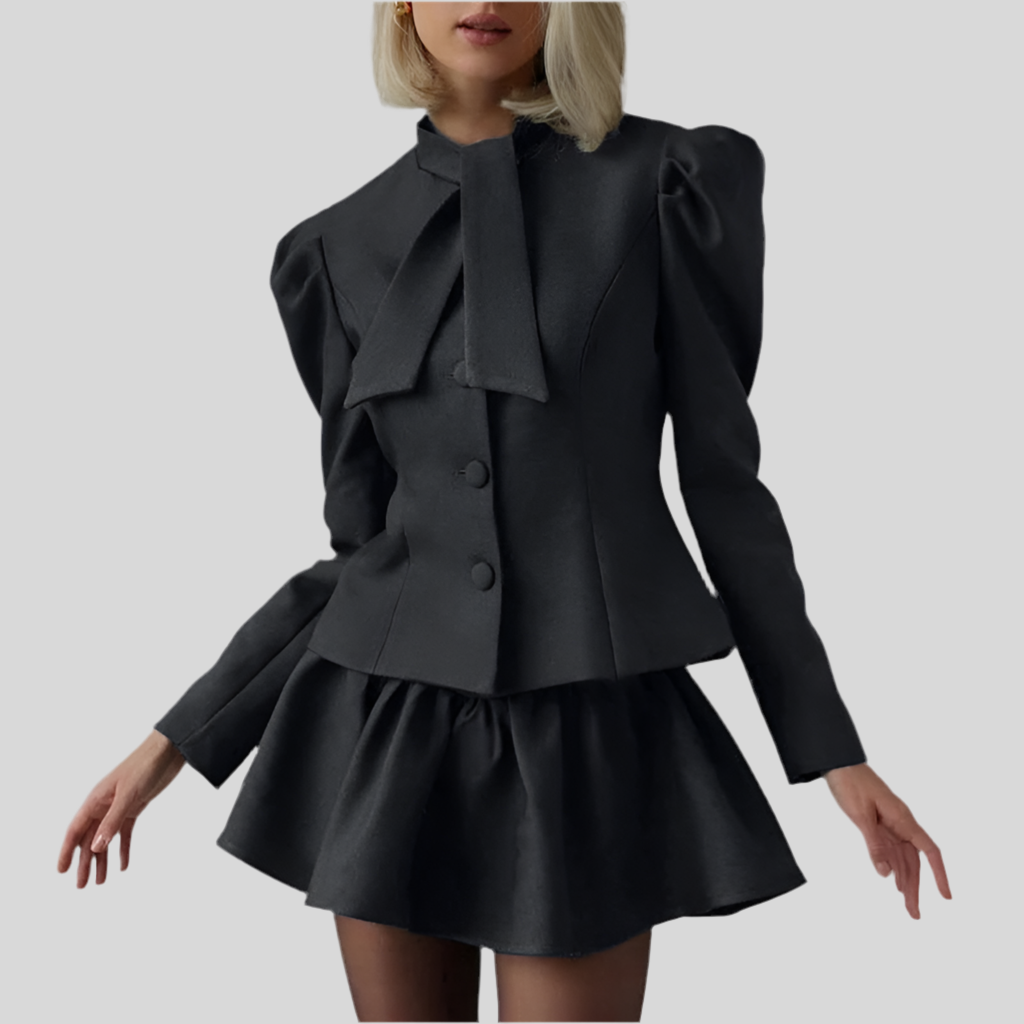 Long Sleeve Top & Skirt Suits - Fashivon