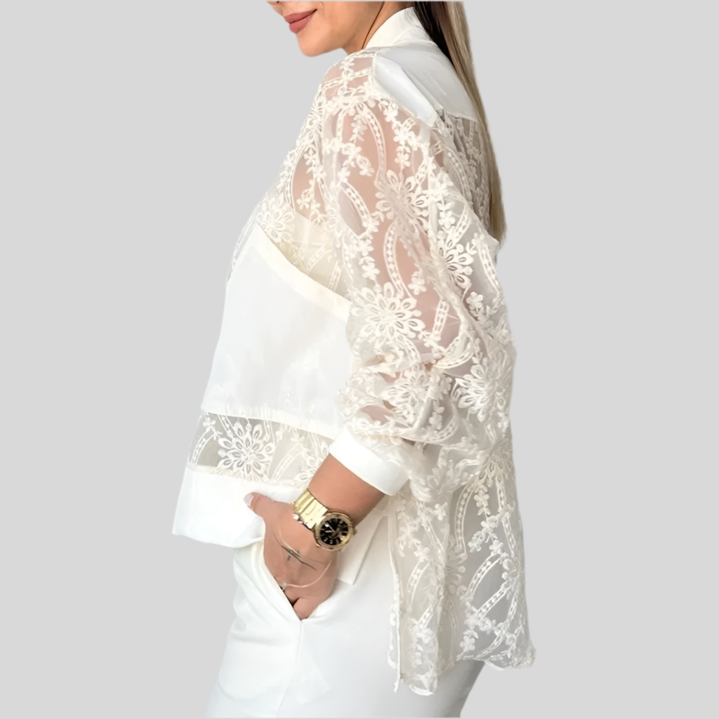 Women Lace Jacket - Fashivon