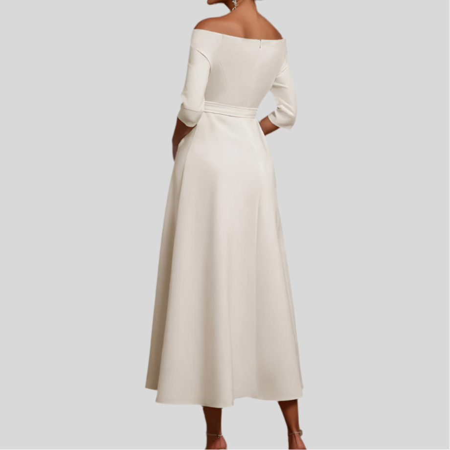 Office Ladies Long Dress - Fashivon