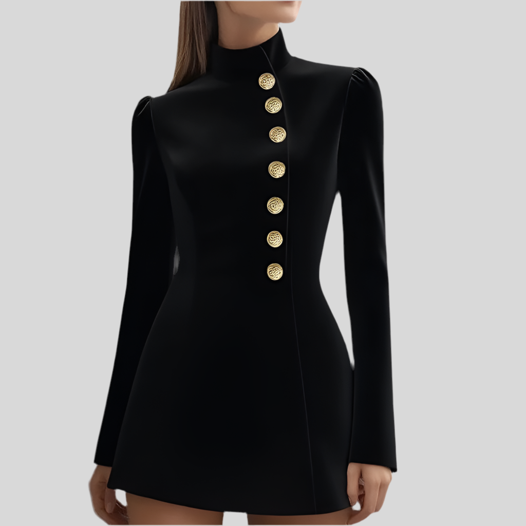 Long Sleeve Mini Dress - Fashivon