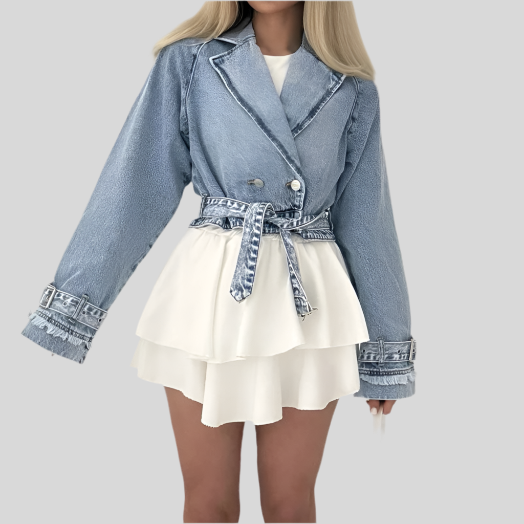 Denim Jacket Long Sleeve - Fashivon
