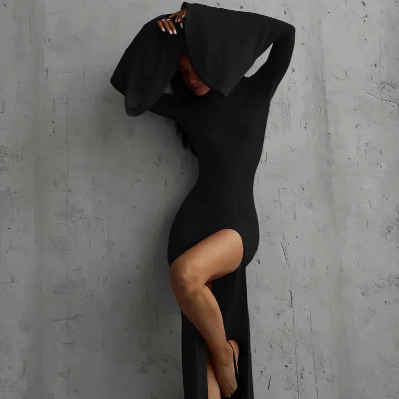 Maxi Long Sleeve Dress - Fashivon