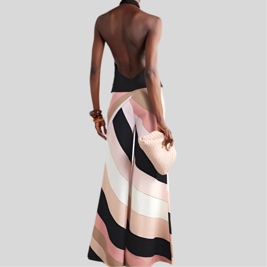 Print Sleeveless Jumpsuit