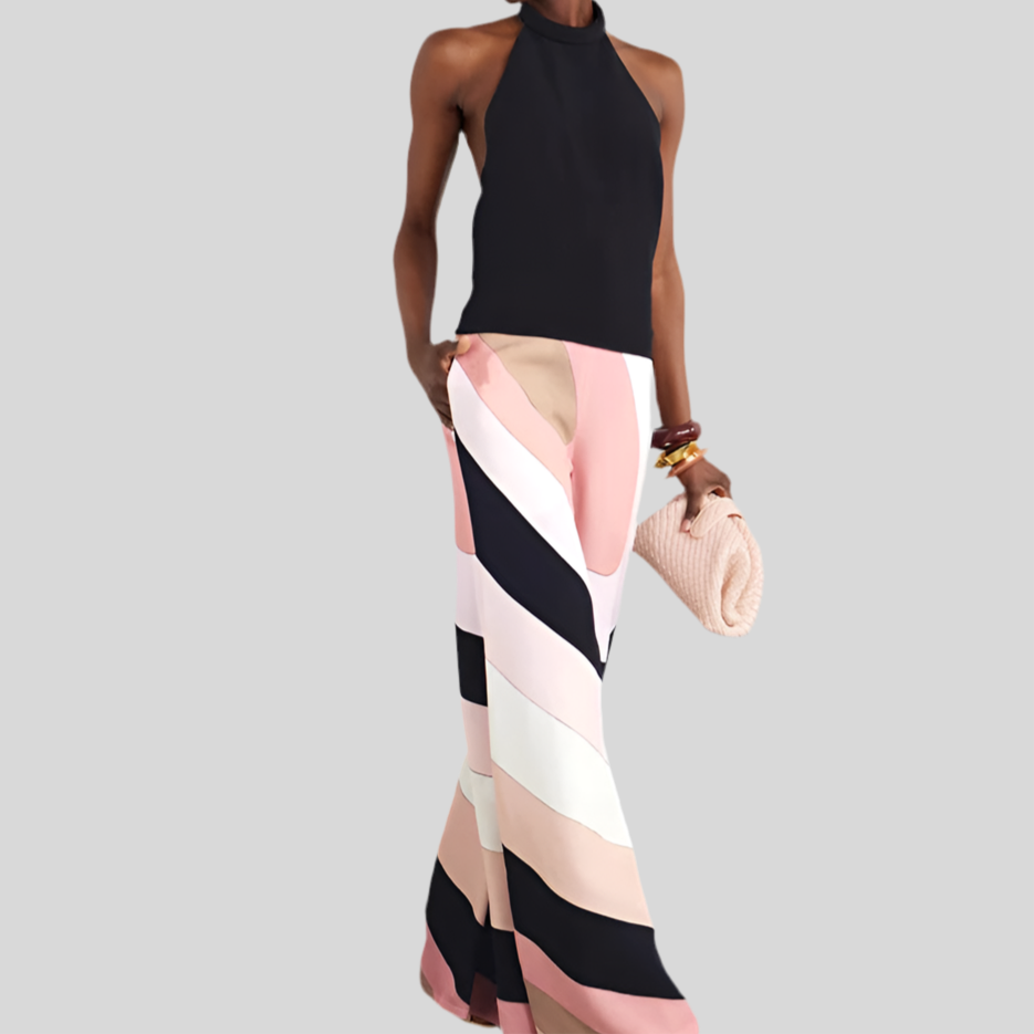 Print Sleeveless Jumpsuit