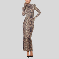 Leopard Long Dress - Fashivon