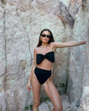 European American Dream Girl Sexy Slit Women's Swimsuit - Fashivon