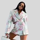 Fashion Loose-fitting Long Sleeves Polo Collar Top Skirt Outfit - Fashivon