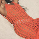 Bikini Strap Blouse Hollow-out Dress For Women - Fashivon