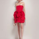 Temperament Red Short Dress Women - Fashivon