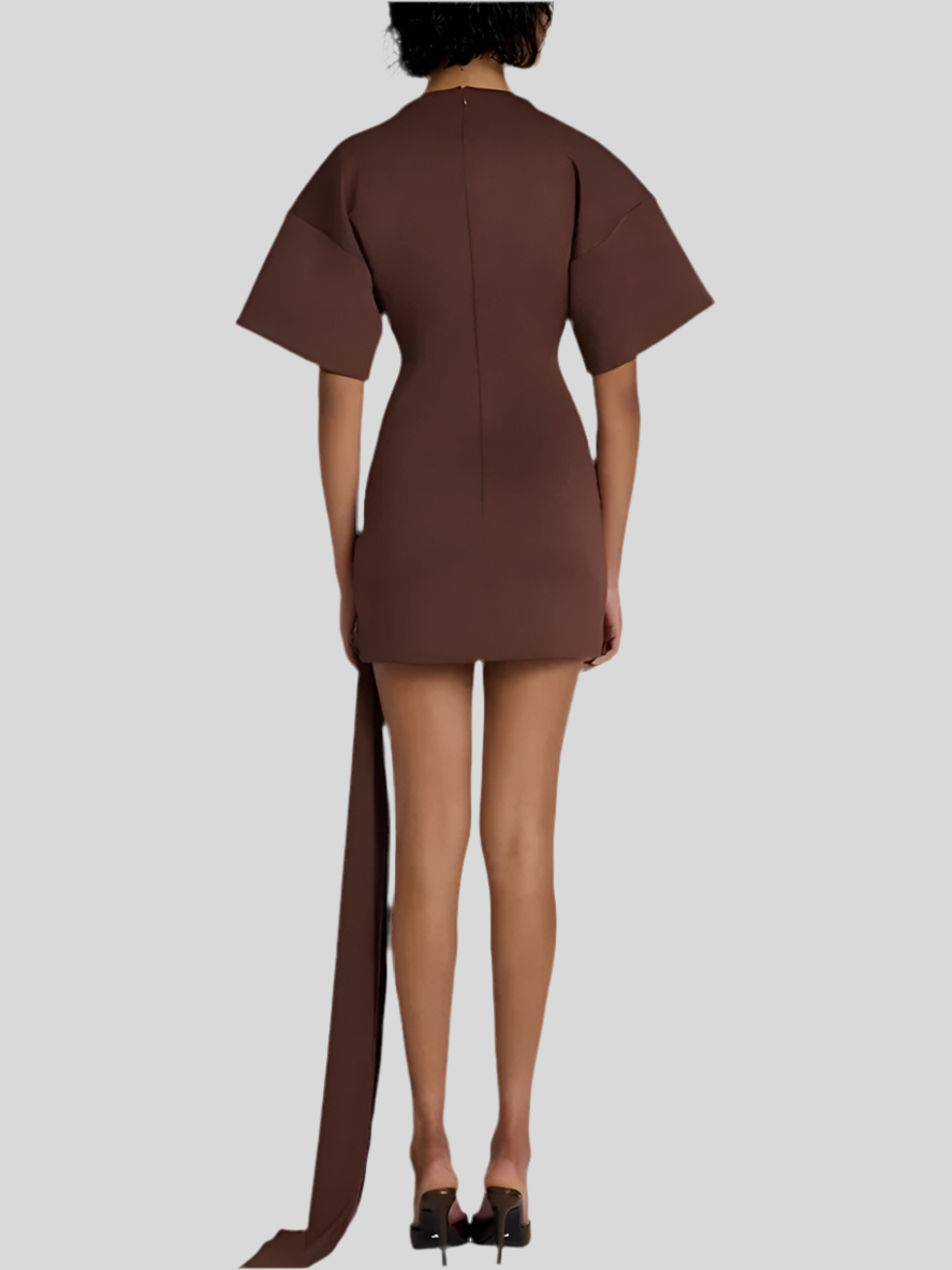 Short Sleeve Mini Dress Women