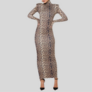 Leopard Long Dress - Fashivon