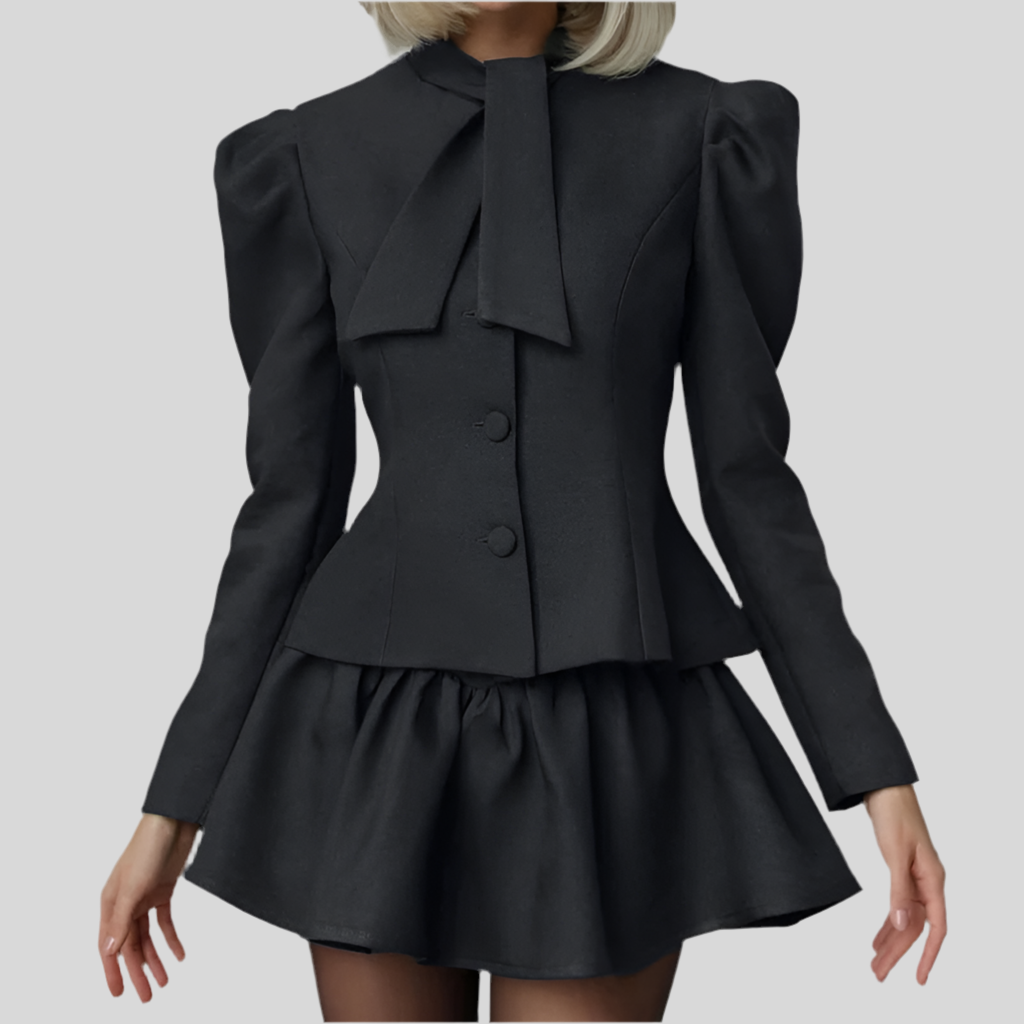 Long Sleeve Top & Skirt Suits