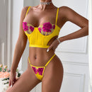 Women's Underwear Flower Suit - Fashivon