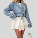 Denim Jacket Long Sleeve - Fashivon