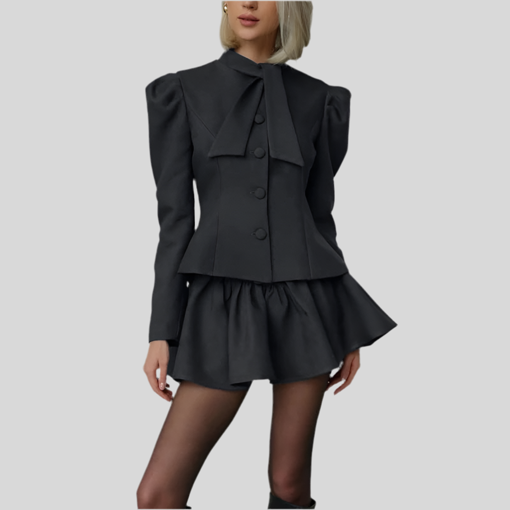Long Sleeve Top & Skirt Suits