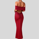 Socialite Style Elegant Backless Off-shoulder Dress Women - Fashivon