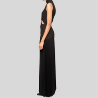 Black Maxi Knitted Dress - Fashivon