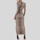 Leopard Long Dress - Fashivon
