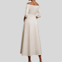Office Ladies Long Dress - Fashivon