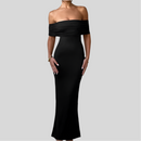 Socialite Style Elegant Backless Off-shoulder Dress Women - Fashivon