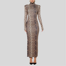 Leopard Long Dress - Fashivon