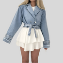 Denim Jacket Long Sleeve - Fashivon