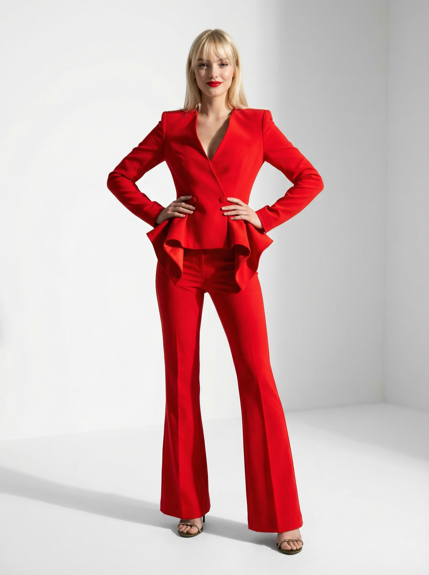 Red Two-Piece Sets for Women