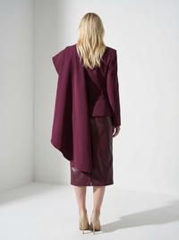 Red Wine Pockets Jackets - Fashivon