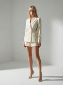 Women Backless Blazer