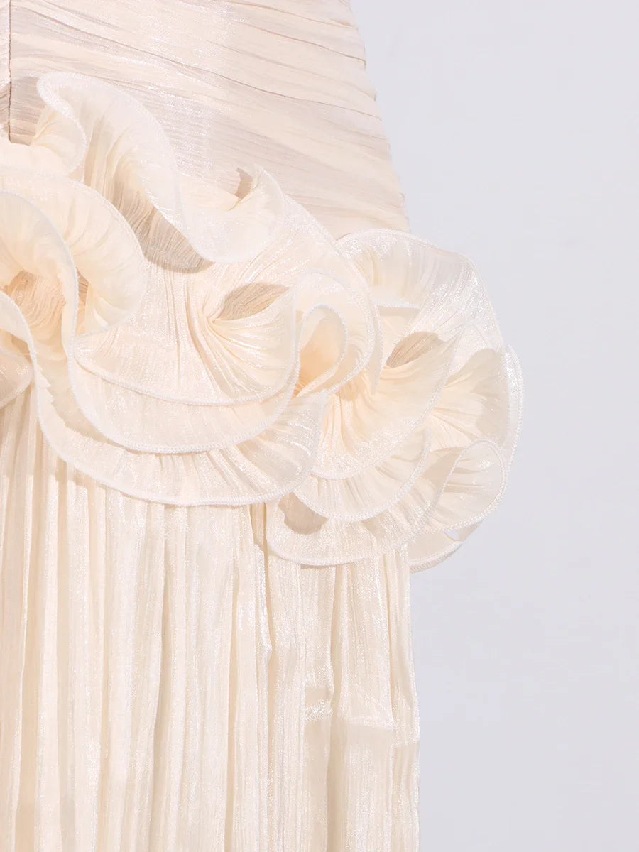 Women Strapless Sleeveless Dress - Fashivon