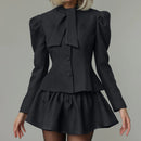 Long Sleeve Top & Skirt Suits - Fashivon