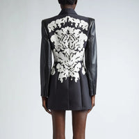 Long Sleeve Printed Blazers - Fashivon
