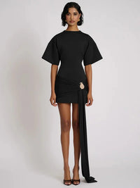 Short Sleeve Mini Dress Women - Fashivon