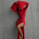 Maxi Long Sleeve Dress - Fashivon