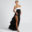 Black & White Maxi Dress - Fashivon