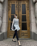 Lace Long Sleeve Dress - Fashivon