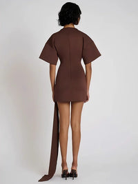 Short Sleeve Mini Dress Women - Fashivon
