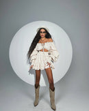 Long Sleeve Mini Dress - Fashivon