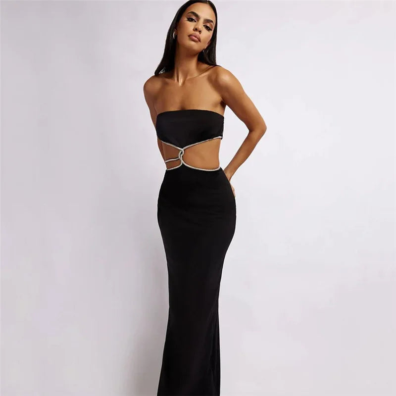 Top Dress Backless Split Wrap Dress - Fashivon