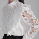Long Sleeve Lace Women's Shirts - Fashivon
