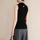 Women Turtleneck Sleeveless Top - Fashivon