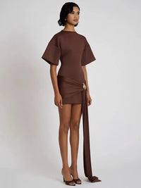 Short Sleeve Mini Dress Women - Fashivon