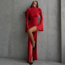 Maxi Long Sleeve Dress - Fashivon