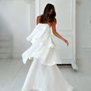 White Loose Long Dress - Fashivon