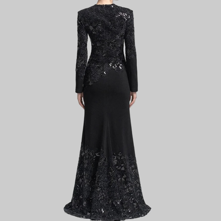 Women Long Sleeve Dress - Fashivon